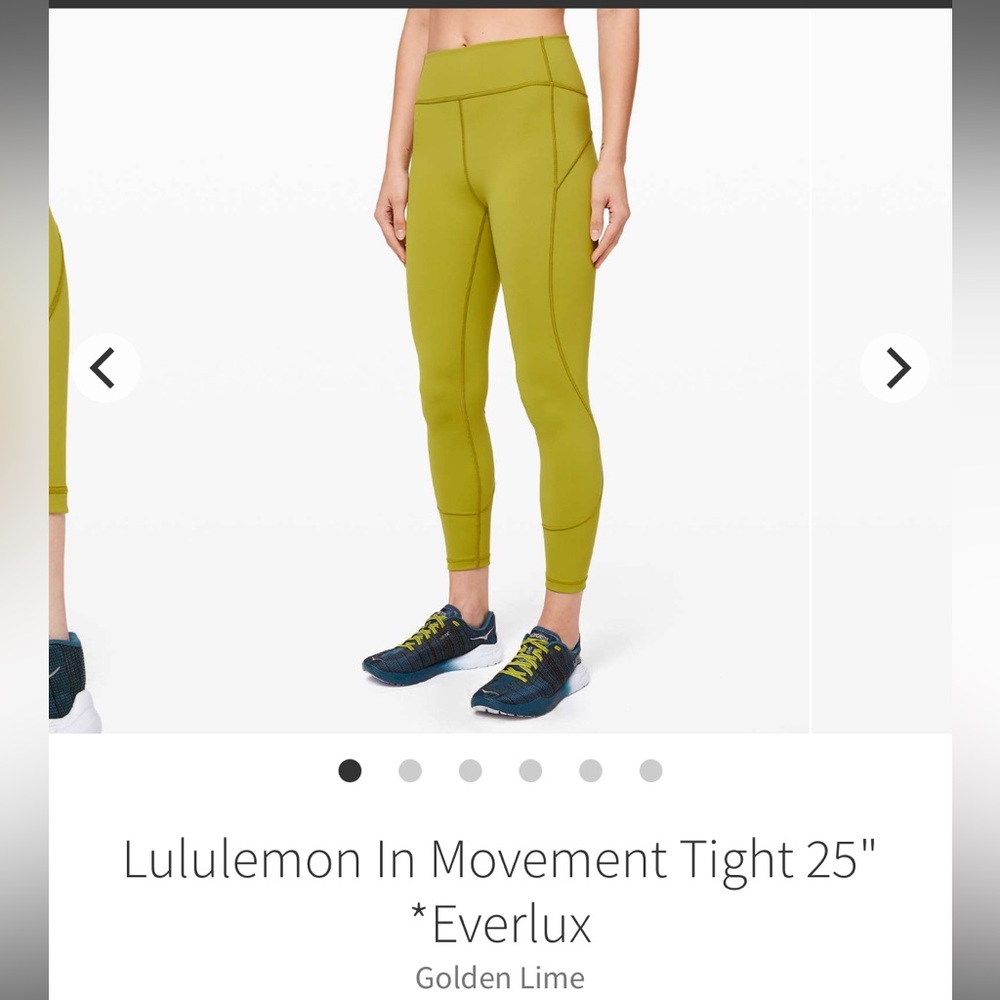 Lululemon In Movement Tight Leggings